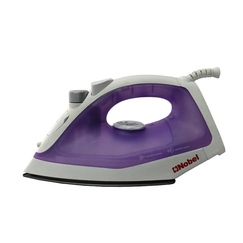 Nobel Steam Iron Purple Non Stick Sole Plate NSI243