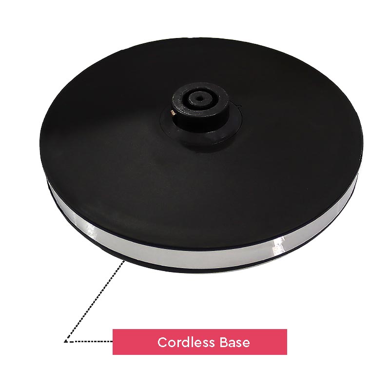 Nobel Kettles Stainless Steel 1.7 Litre Cordless Led Light Boiling Dry Protection Auto Shutoff NK187SS - Image 6