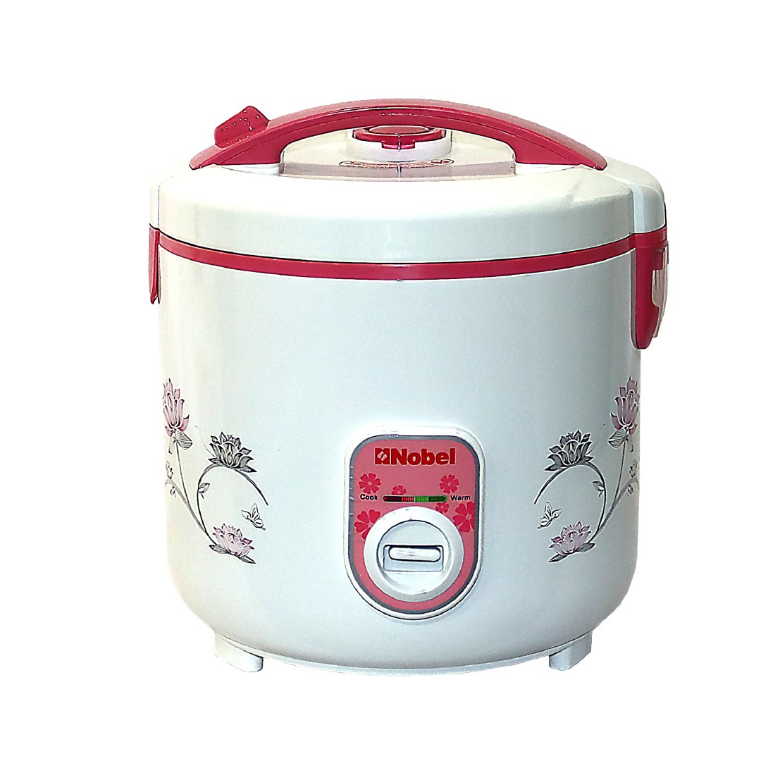 Nobel Rice Cooker White 1.8 Litre Plastic Body NRC18