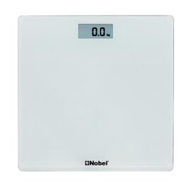 Nobel Weighing Scale White 150 Kgs Tempered Glass Digital Anti Slip Feet NBS52WH
