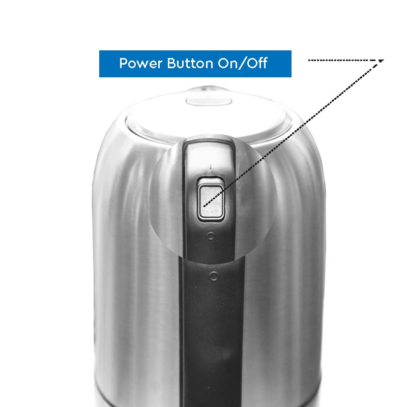 Nobel Kettles Stainless Steel 1.7 Litre Cordless Led Light Boiling Dry Protection Auto Shutoff NK187SS - Image 5