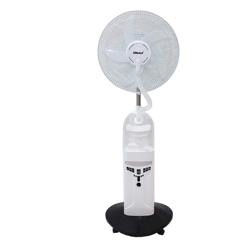 Nobel Rechargable Stand Fan White "16"" Fan Blade" Led Light NF777MRC