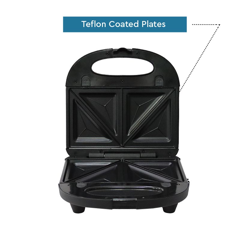 Nobel Sandwich Maker Black Grill+Waffle Plate NSM30G - Image 4