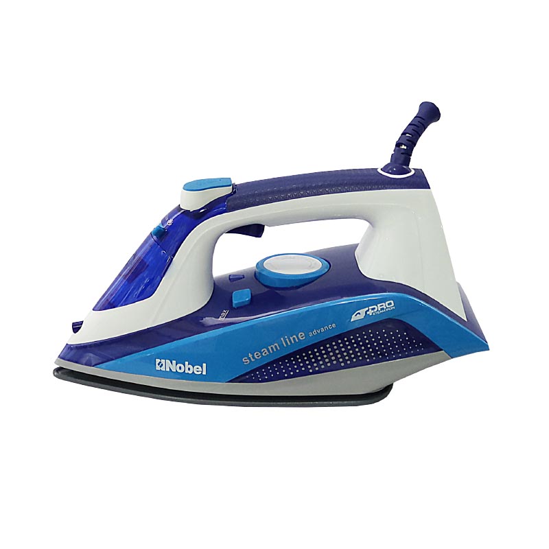 Nobel Steam Iron Blue Ceramic Sole Plate NSI28