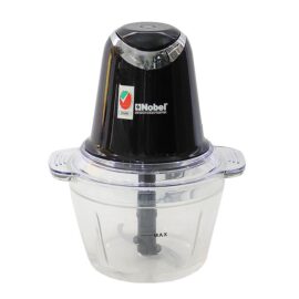 Nobel Chopper Black 1 Litre Glass Bowl Plastic Body NCFP363