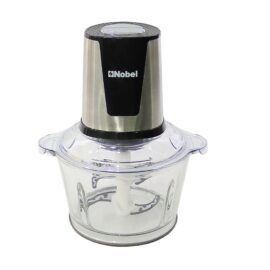 Nobel Chopper Transparent 1.8 Litre Full Metal Gear 2 Speed Stainless Steel Blade Over Heat Protection NCFP418GP